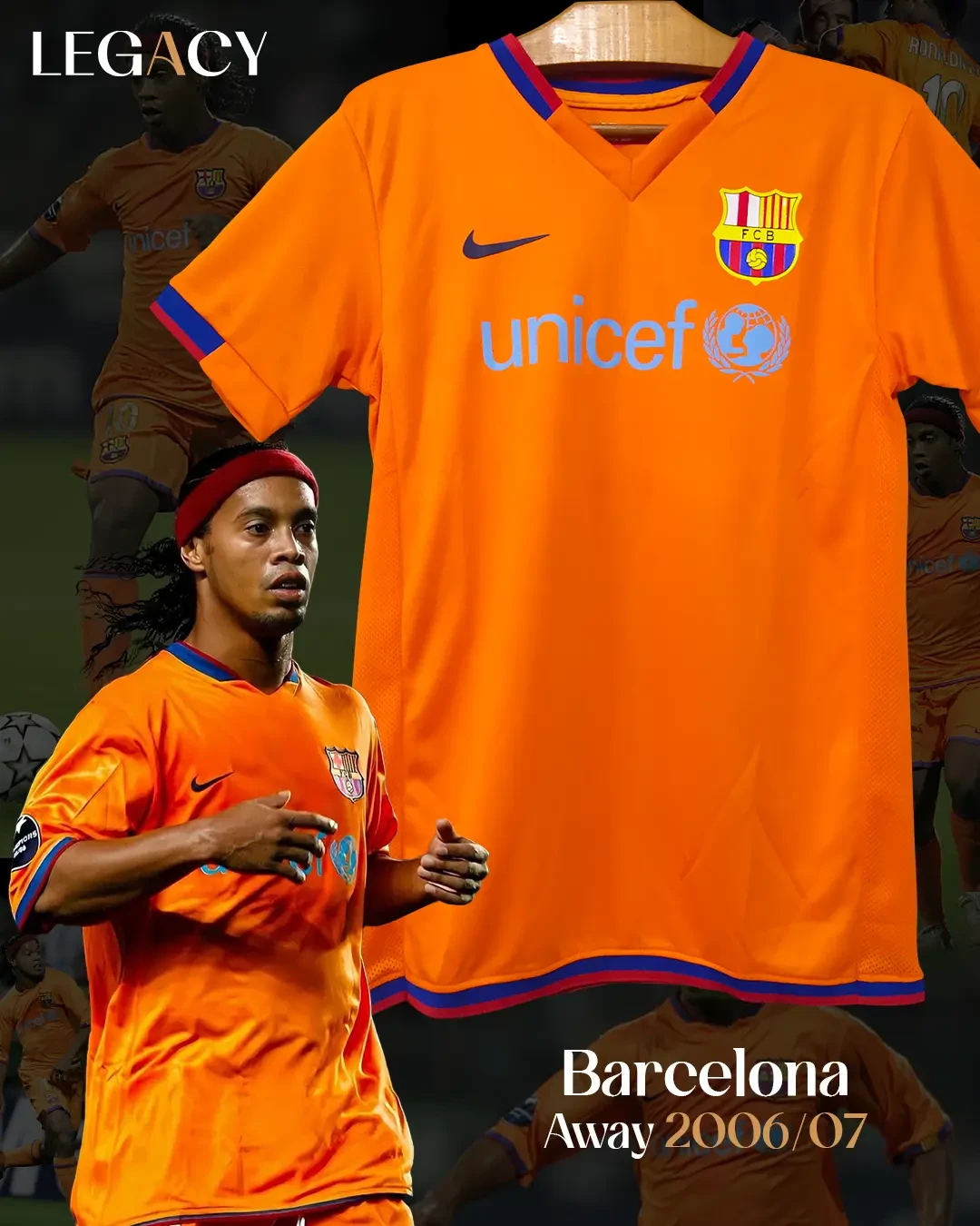  product image Barcelona 2006/07 Away - Ronaldinho