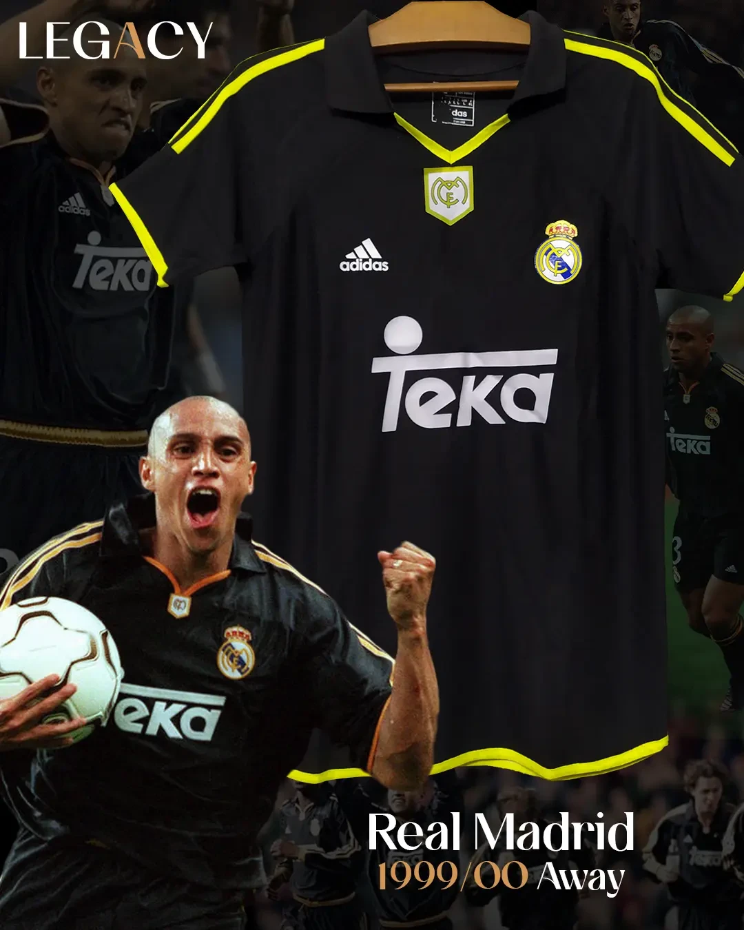 Real Madrid 1999/00 Away- Carlos