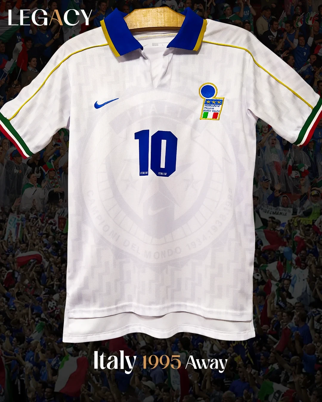  product image Italy 1995 Away - R.Baggio