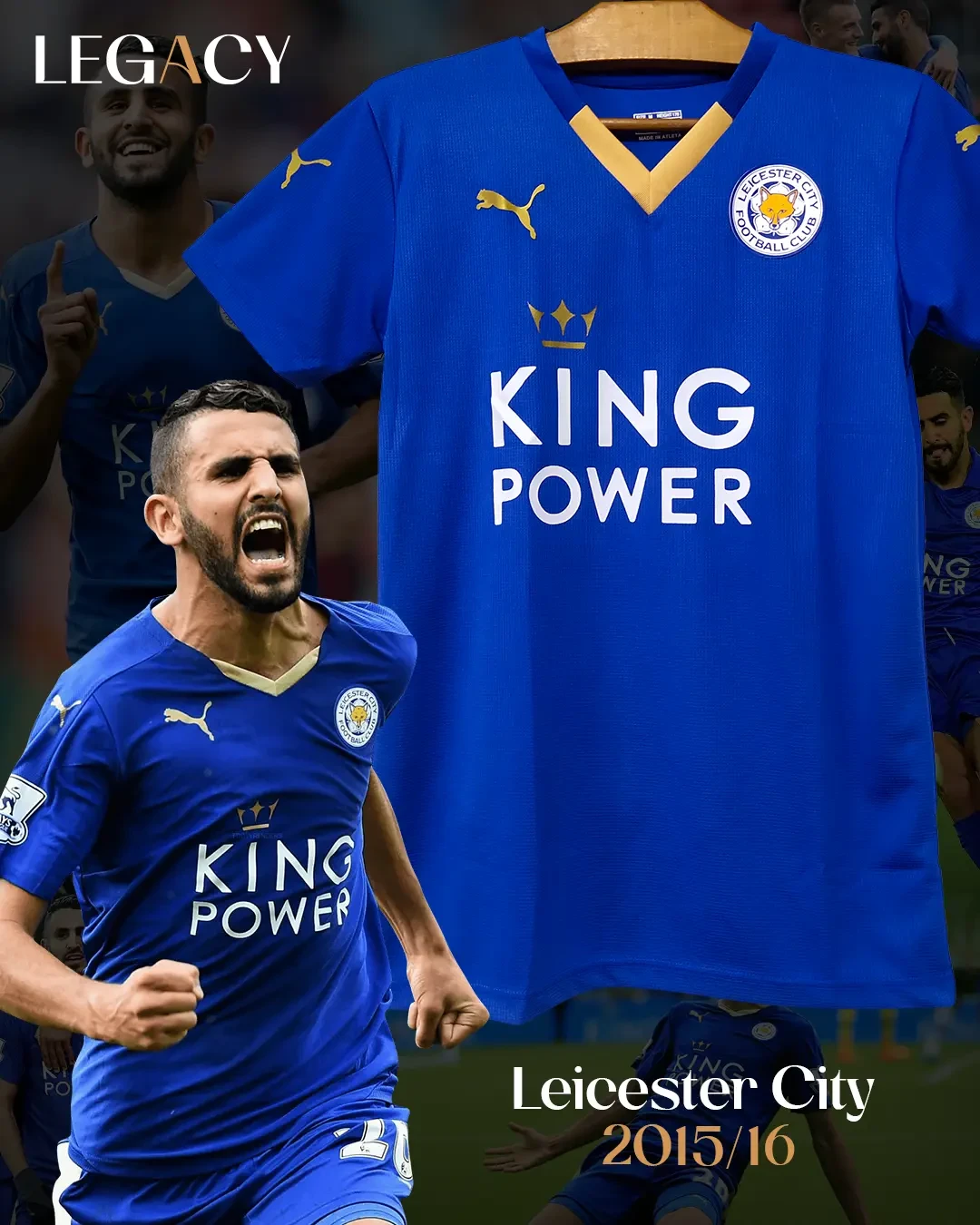product image Leicester City 2015/16 Home - Mahrez