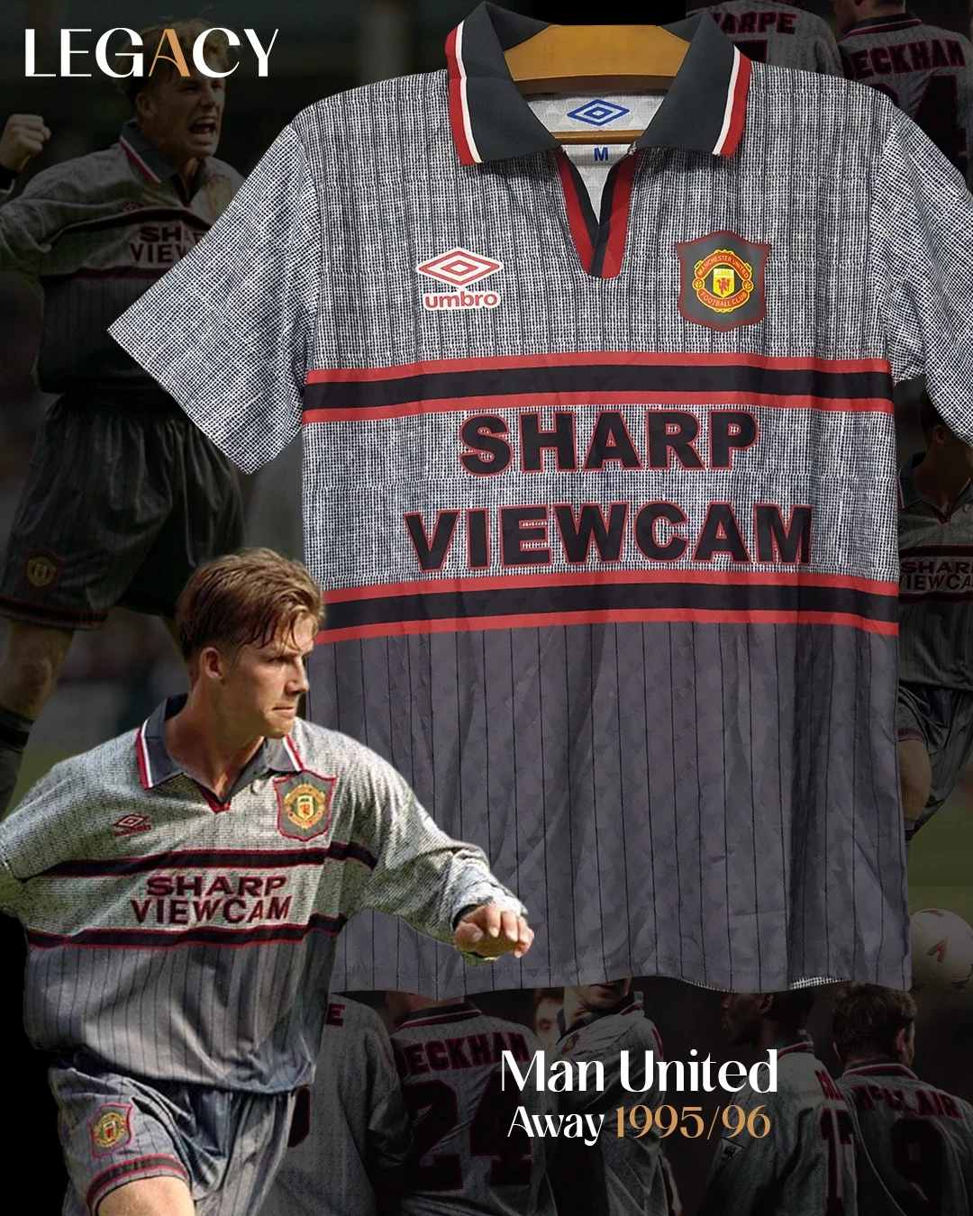 product image Man United 1995/96 Away - Beckham
