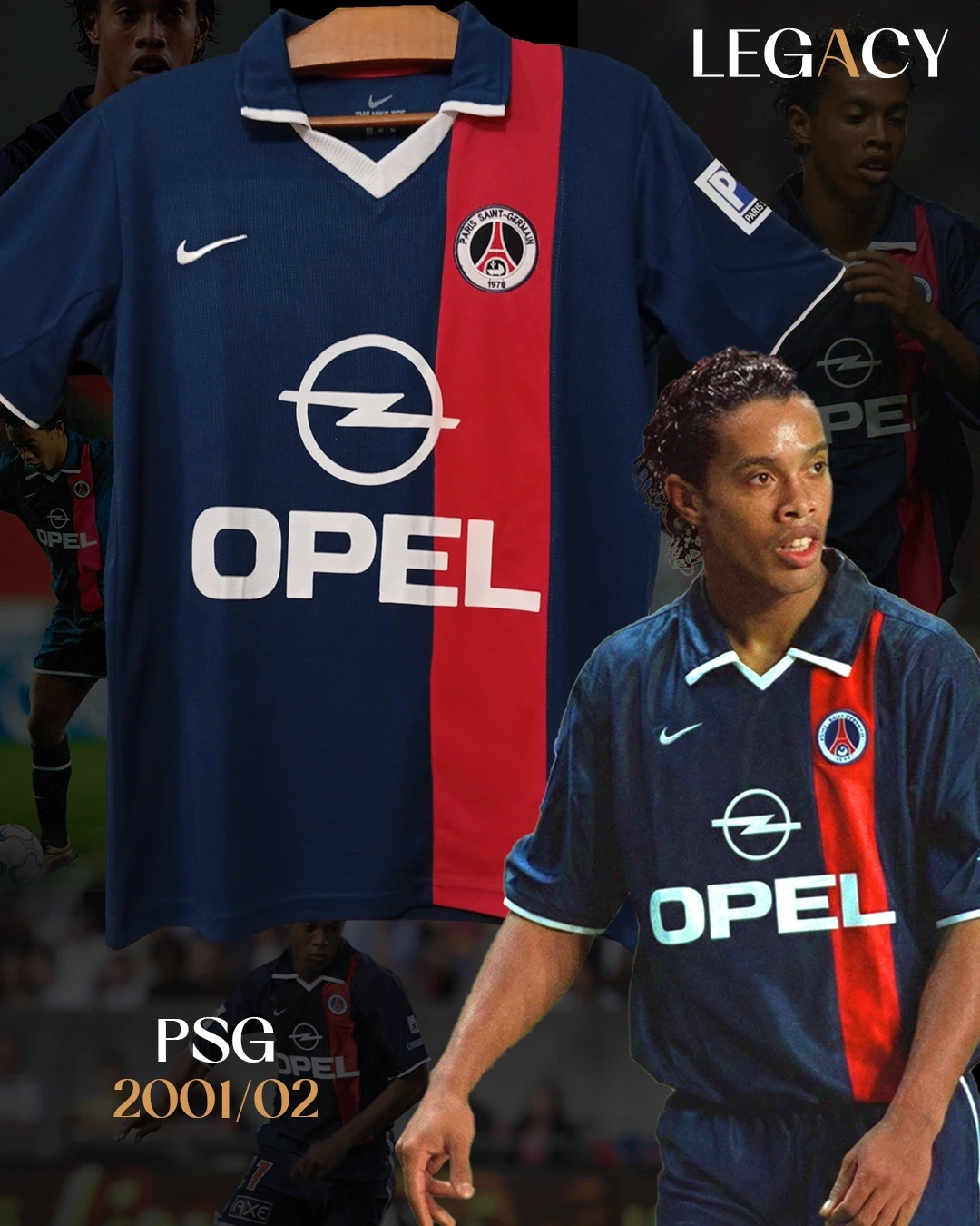 product image PSG 2001/02 Home - Ronaldinho