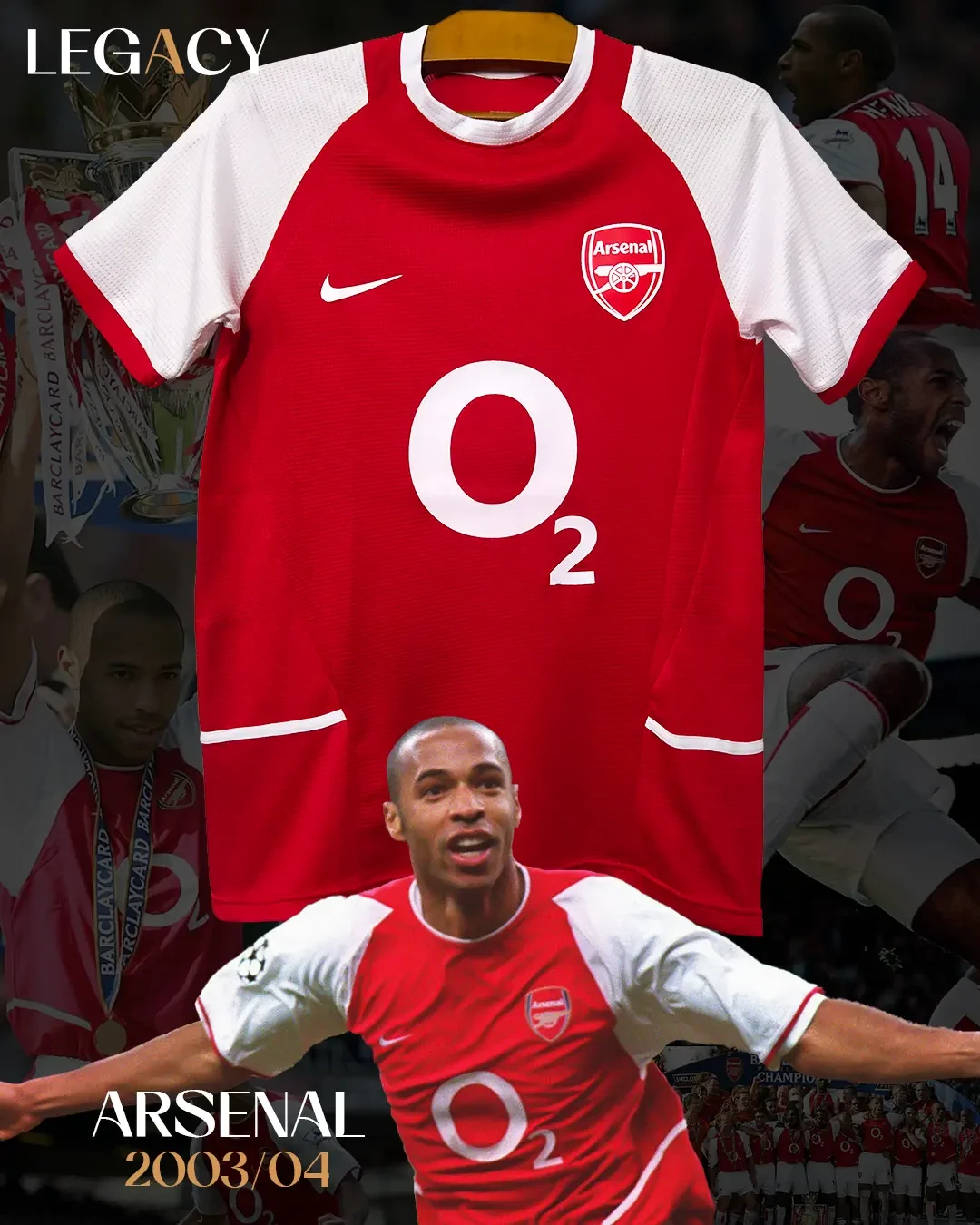  product image Arsenal 2003-2004 Home - Henry