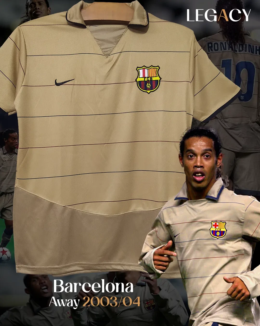 product image Barcelona 2003/04 Away - Ronaldinho